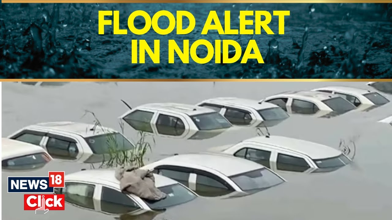 Noida Flood News Vehicles Submerge In Water In Sector 137 Noida After noida-flood-news-vehicles-submerge-in-water-in-sector-137-noida-after