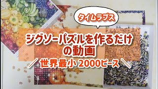 ジグソーパズル作成☆パズルの超達人EX☆世界最小ピース☆2000ピース