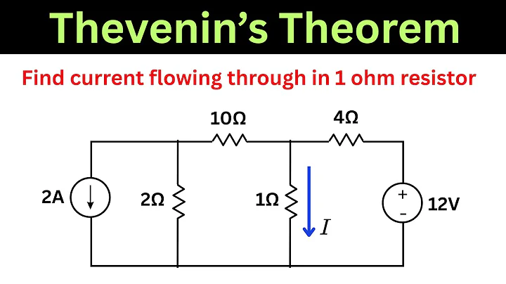Thevenin's Theorem Circuit Solved Example | Easy Step By Step