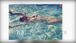 Monica Bellucci radiante casi a sus 52 años