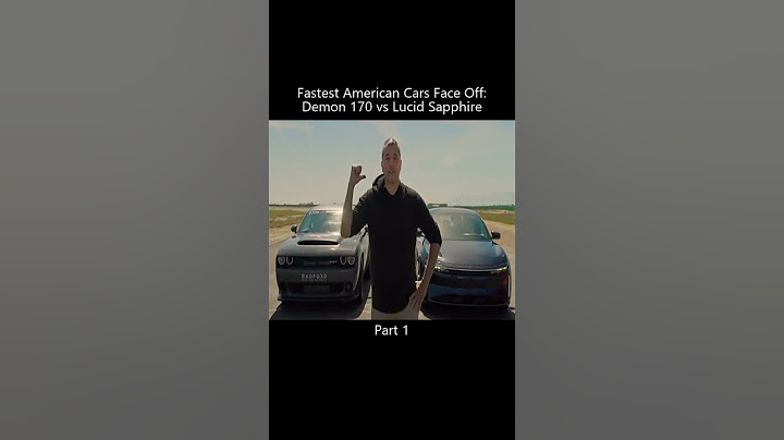Fastest american cars battle: demon 170 vs lucid sapphire #cars