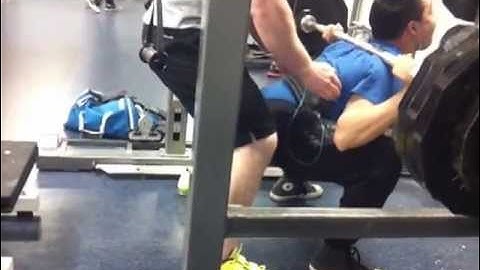 Heavy Squat Day Cube Method, 375lbs at 165lbs