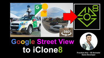 Google Street View to iClone 360° Panorama - iClone 8 Tutorial