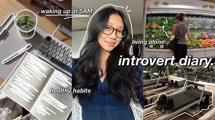 introvert diaries ☀️ 5AM productive day in my life, morning routine, grocery shopping & cooking