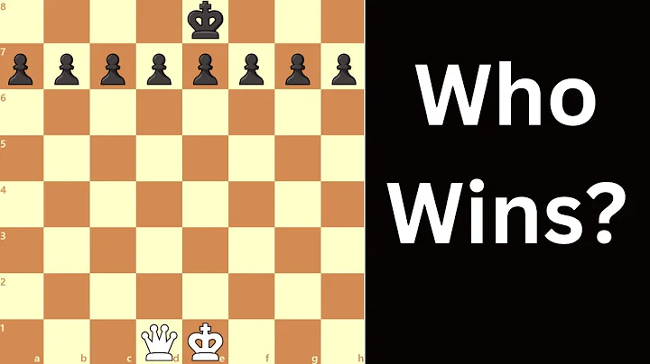 1 Queen vs 8 Pawns Who WINS? #chess