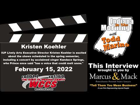 Indiana in the Morning Interview: Kristen Koehler (2-15-22)