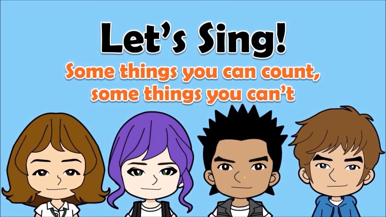 15 'Some things you can count, some things you can't' Song  (Countable/Uncountable)  English on Tour