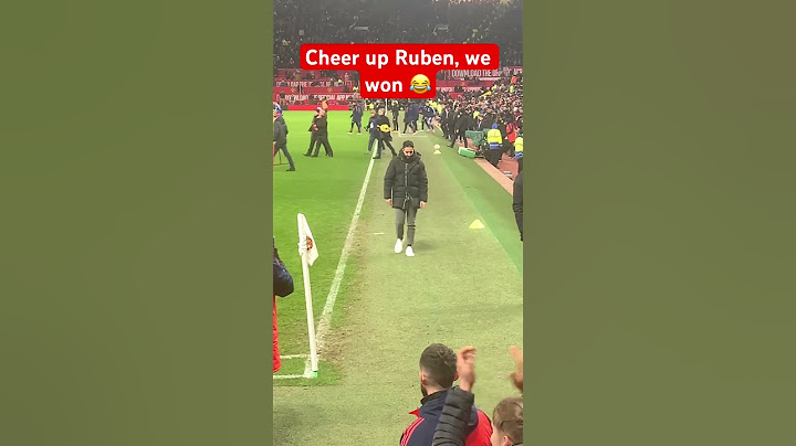 Unhappy looking Ruben Amorim exits Old Trafford.