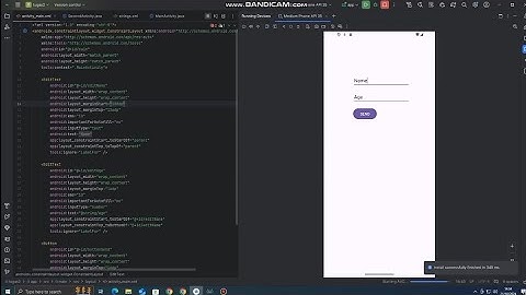 Penggunaan Intent Explicit Untuk Mengirim Data Antar Activity || Android Studio
