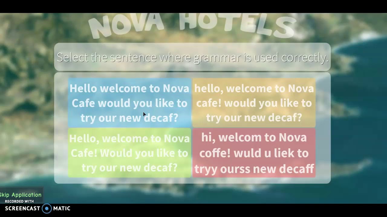 Roblox Nova Hotel Application Answers