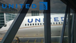 United Airlines Boeing 787-10 Frankfurt to Chicago UA 906 Economy