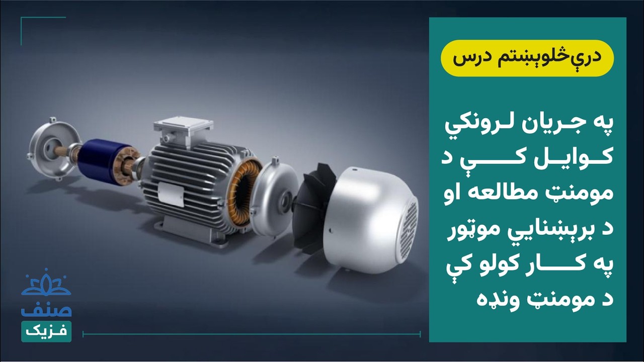 صنف - لسم صنف فزیک - 43 درس: په جریان لرونکي کوایل کې د مومنټ مطالعه