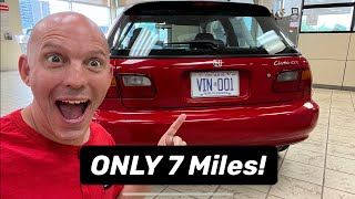 I Found the 1st Honda Civic EG Hatchback VIN 0001 &amp; with ONLY 7 Miles!