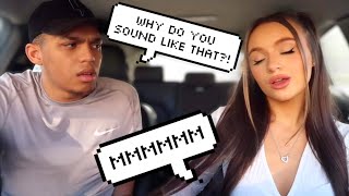 MOANING After Every Sentence To See My BOYFRIENDS REACTION! *HILARIOUS*