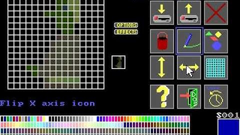 The Crypt Software Sprite Editor - Part of my 1998 game making toolkit