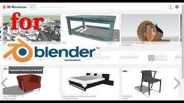 3D Warehouse/Sketchup/Collada For Blender 2.80