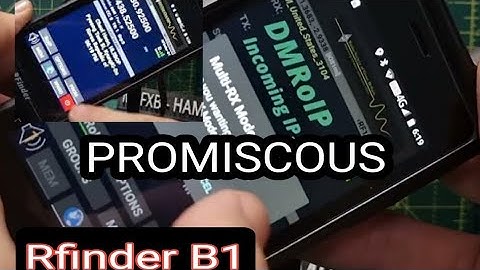 Rfinder B1 Promiscous Mode  /Multi Group Receive