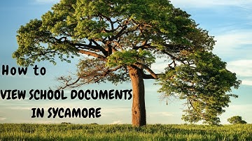 How to View School Documents in Sycamore