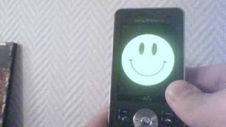 theme flash w910i w 910 i motion sensitive fond d'écran menu economisateur d'écran