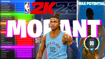 THE GREATEST JA MORANT BUILD IN NBA 2K23 NEXT GEN... (JUMP OUT THE GYM)