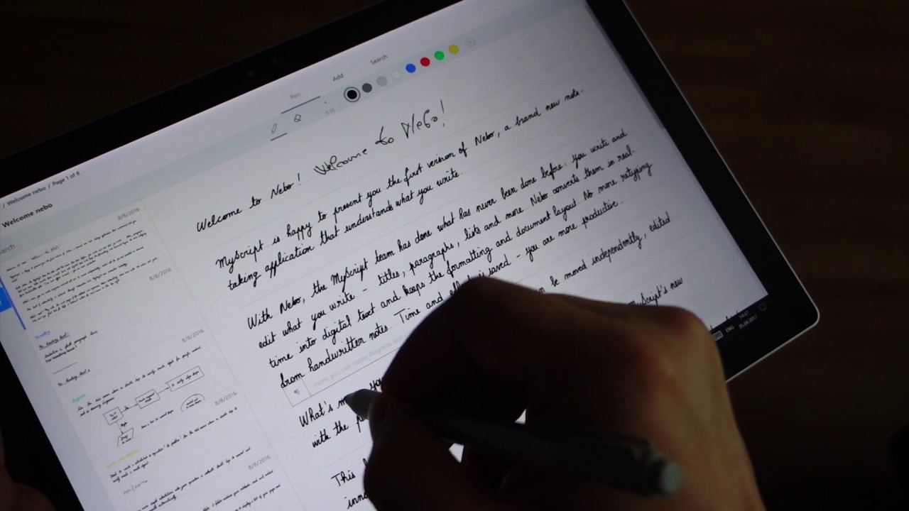 NEBO - best notes app for Surface Pro - YouTube