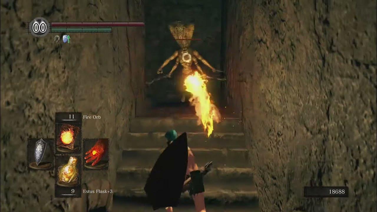 Dark Souls Remastered Cage Key location Sen's Fortress (eng) YouTube