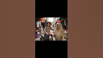 Capy giúp bà đổ xăng và cái kết🤣 #capybara #capybarayeunoi #vuive