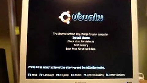 Ubuntu 9.10 blank/black screen install bug.