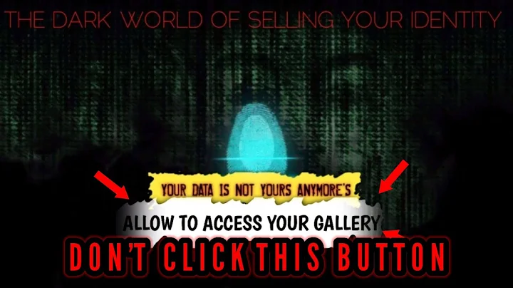 You AND ONLY You (IS OUT FOR SALE ).. The Dark Industry of Selling Your Identity for Profit.