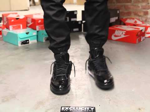 jordan 4 black patent leather