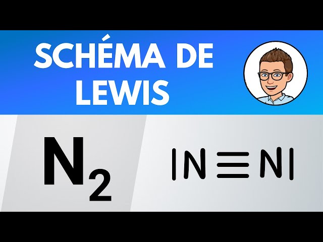 Schéma LEWIS ✏️ N2 : diazote | Physique-Chimie