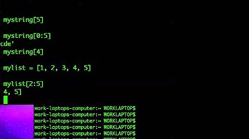 Python 09:  String Slices