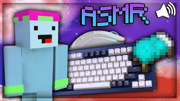 [240 FPS Smooth Render]  Keyboard + Mouse Sounds ASMR w/lofi  | Hypixel Bedwars