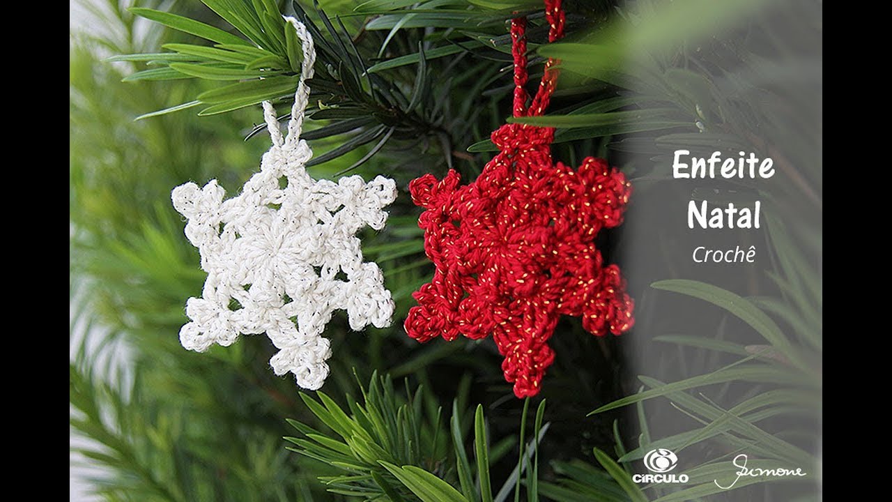 Estrela de Natal em Crochê passo a passo professora Simone Eleotério