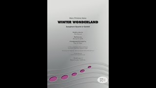 WINTER WONDERLAND (Saxophon-Quartett oder Quintett)