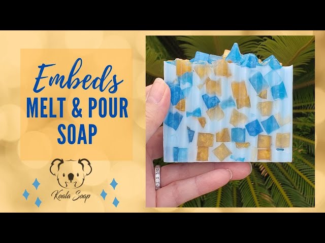 Melt and Pour Soap Tutorial Making Summer Meadow Melt and Pour Soap Base &  Silicone Mold 