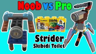 Strider Skibidi Toilet Pro - How to build with Lego