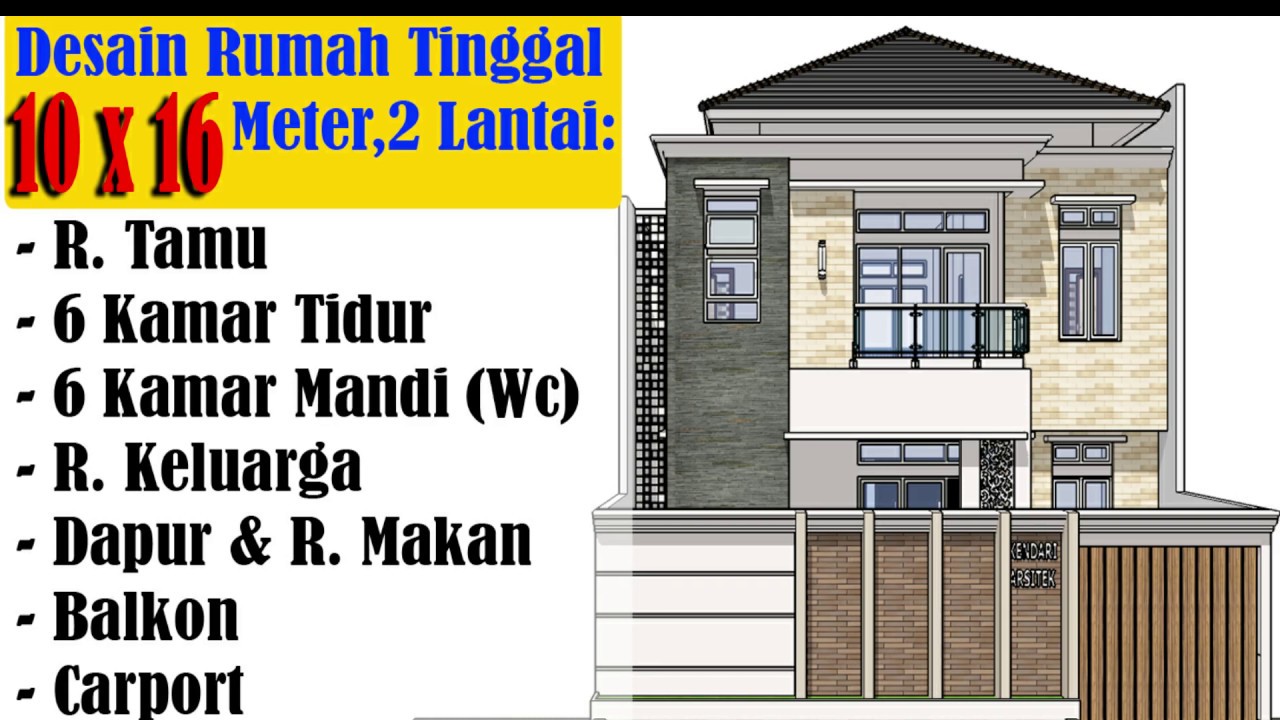  Desain  Rumah  Dengan 6  Kamar  Tidur