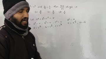 if a^x=b^y=c^z and b/a=c/b, then x+z/2z thight is