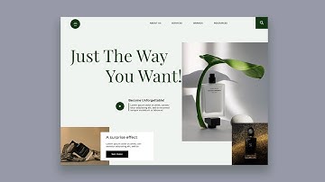 UI UX Design - Modern Website Design Using Adobe Photoshop - Fazil Studio