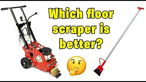 Hand-Held Floor Scraper Review and Demonstration