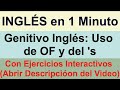 CURSO INGLES: Genitivo Ingles - OF en ingles y el apostrofo