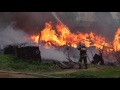 Пожар в Алапаевске 21.05.2017. Горят сарайки в Рабочем