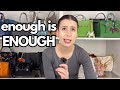 Why I want to WANT LESS BAGS in 2025...