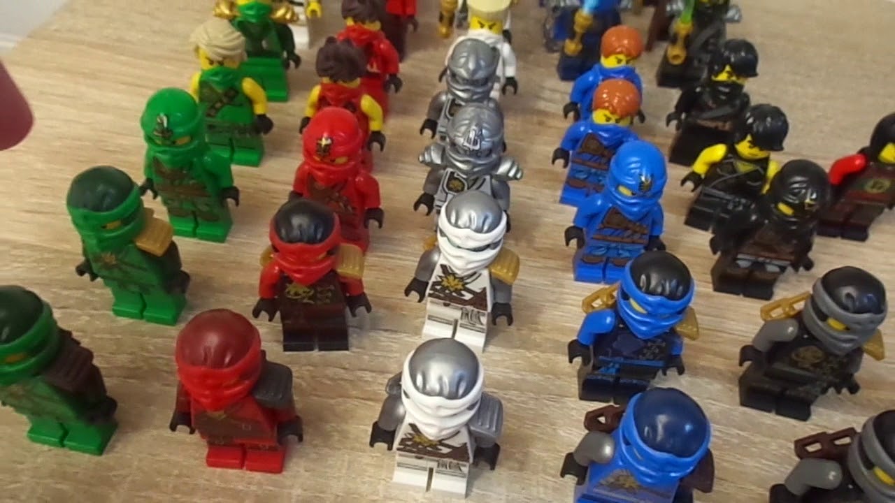 Présentation des figurines lego ninjago de la Saison 1 à 9 !!! 