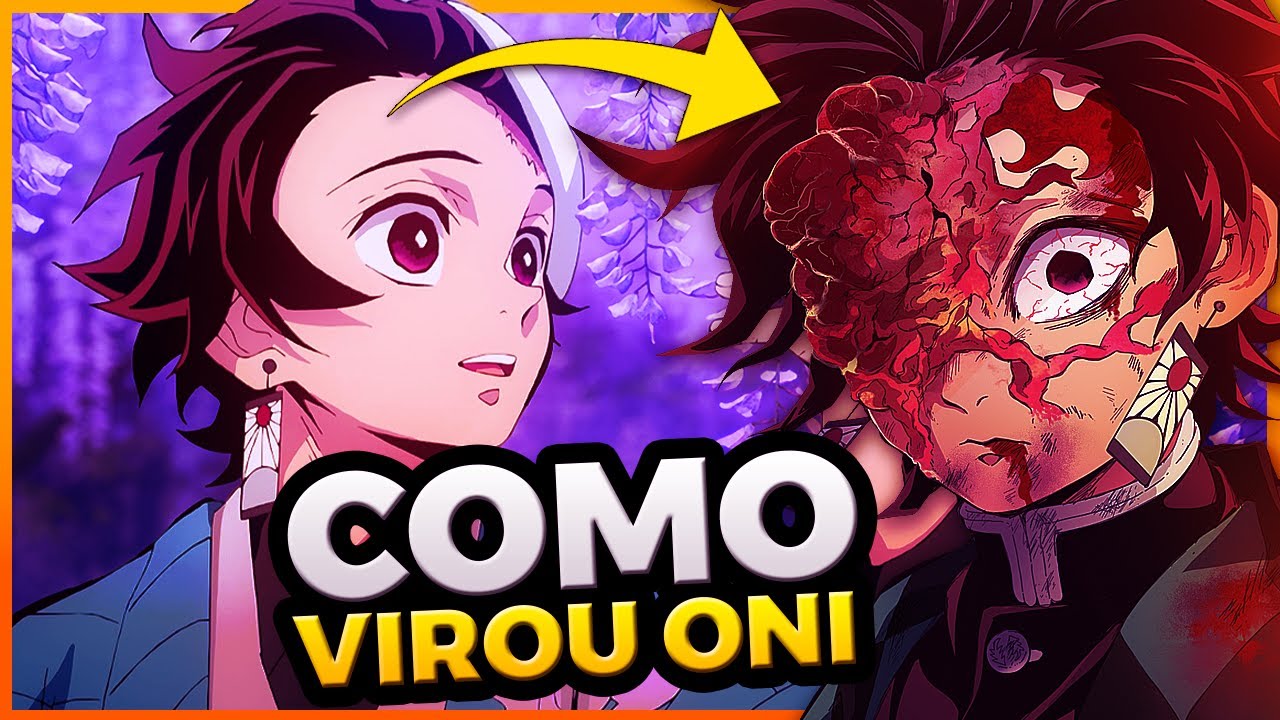 o tanjiro virando oni