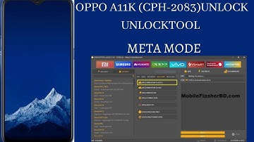 Oppo A11k CPH2083 Password Pattern Pin Remove Unlocktool