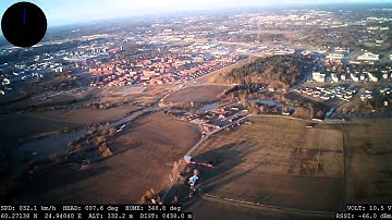 OSD data test for FPV flight