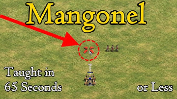 How to use a mangonel in AoE2 shown in 65 seconds or less