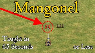 How to use a mangonel in AoE2 shown in 65 seconds or less